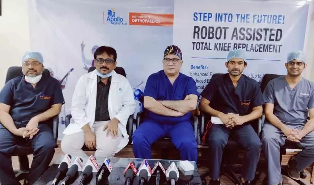 Robotic knee replacement surgery available in Apollo Hospitals